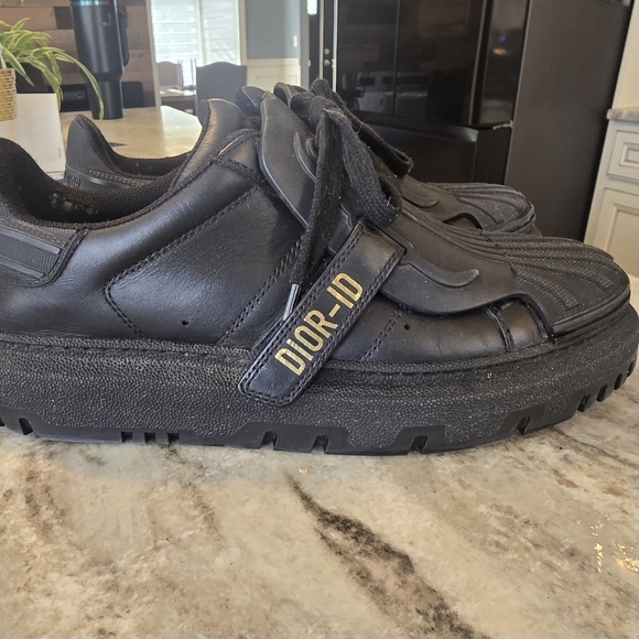 Dior ID Black Sneakers Sz 39 - Picture 3 of 9